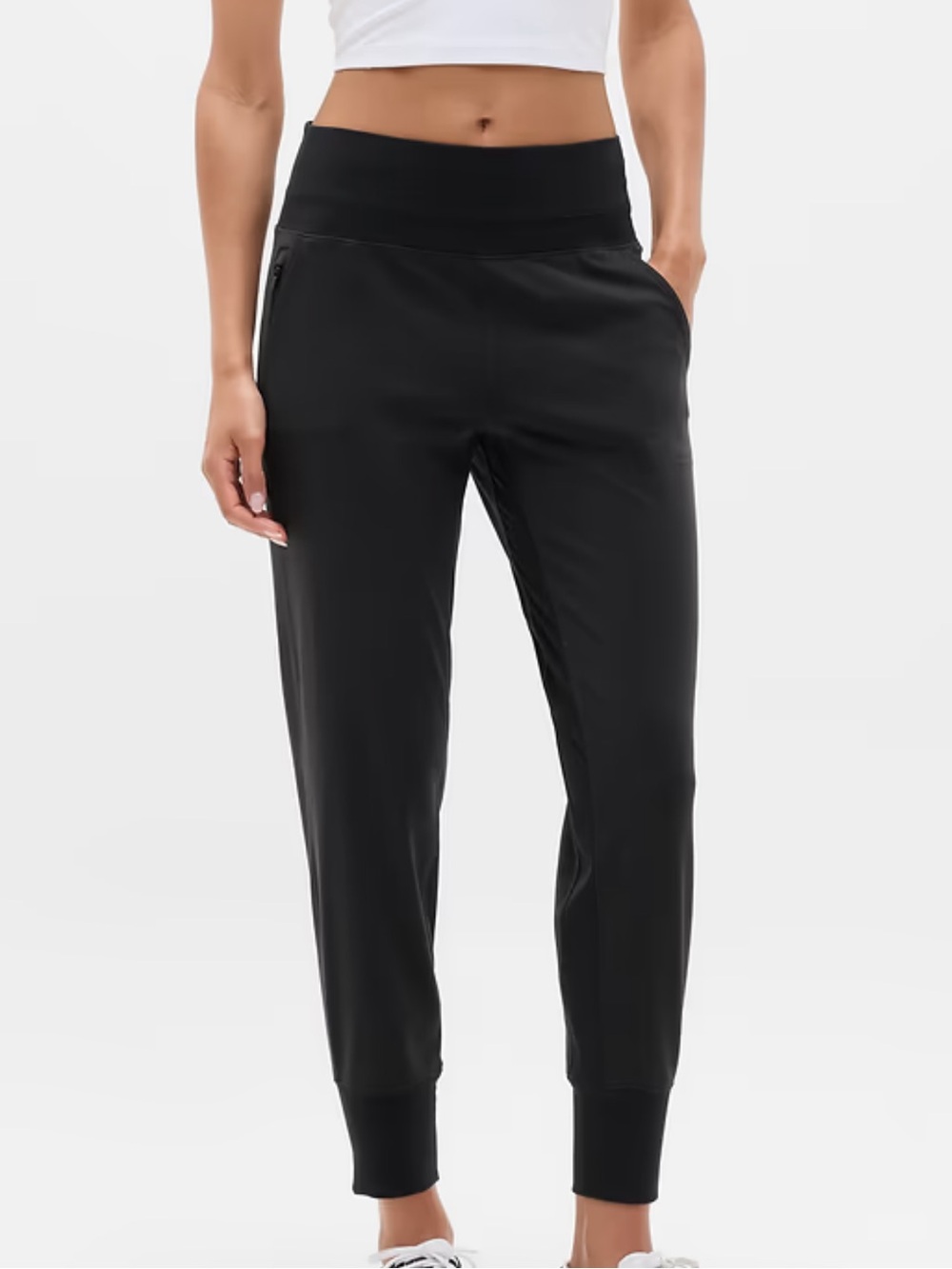 Athleta Black Venice High Rise Jogger Size Small Petite